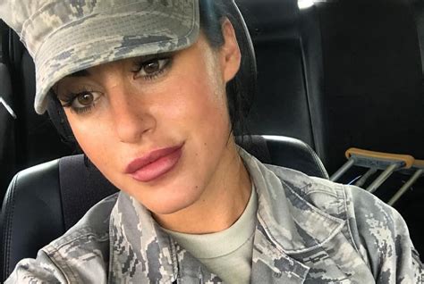 alysia magen leaked|Air Force Veteran Turned Fitness Models Top Falls Off While